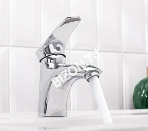 Смеситель для умывальника BOOU B8173-1 с коротким гусаком 2