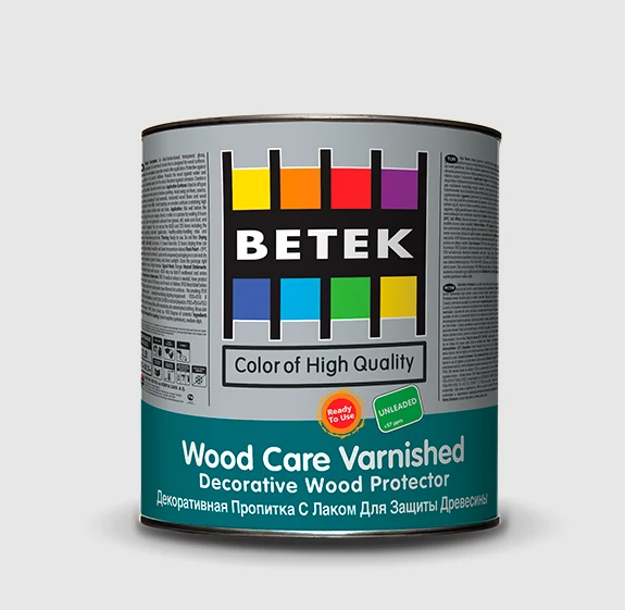 Лакированное средство для ухода за деревом Betek Wood Care Varnished, 0,75кг