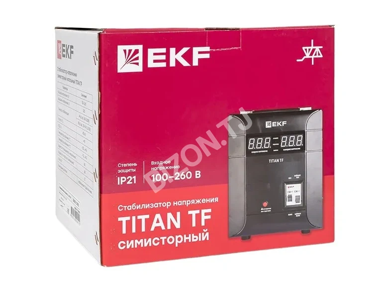 Стабилизатор напряжения симисторный напольного исполения TITAN -TF-5000 EKF 4