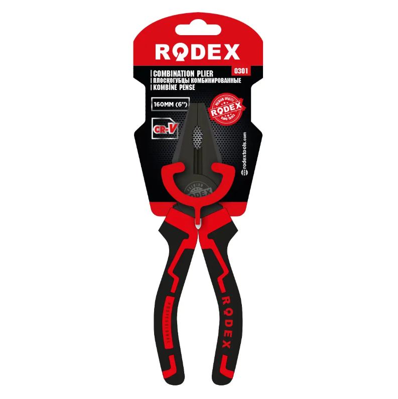 Плоскогубцы комбинированные RODEX,  180 мм