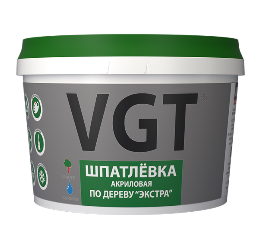 Шпатлёвка VGT экстра по дереву, 1кг