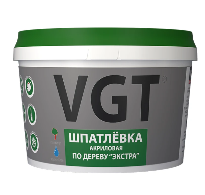 Шпатлёвка VGT экстра по дереву, 1кг