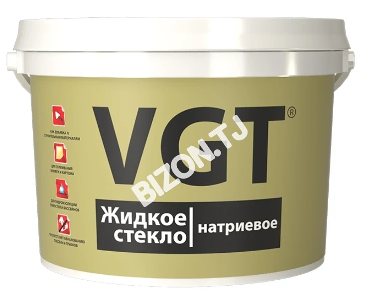 Жидкое стекло VGT натриевое, 15кг