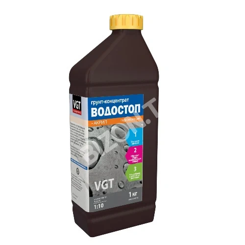 Водостоп-акрил VGT грунт-концентрат, 1кг