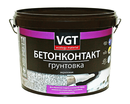 Грунтовка VGT бетоноконтакт, 16кг.