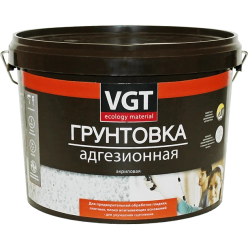 Грунтовка VGT адгезионная ВД-АК-0301, 16кг.