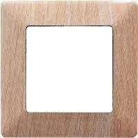 Рамка 1-пост LEGRAND NILOE 397052, 86х86мм светлое дерево