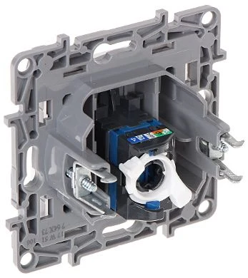 Двойная компьютерная розетка RJ45, 6 UTP LEGRAND NILOE 764574, 76х76мм, белый