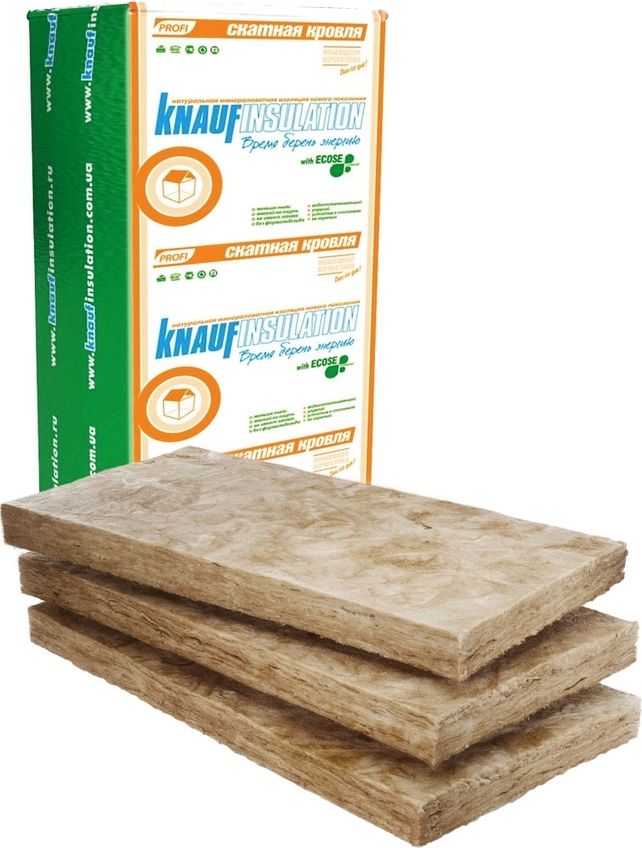 Утеплитель стекловолоконный (минеральная вата) Knauf Insulation, 12кв.м, плита