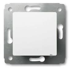 Кнопка без фиксации 10А, LEGRAND CARVIA 773611, белый