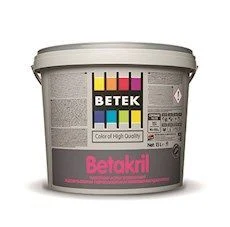 Краска эмульсионная на основе акрилового сополимера для наружных работ BETAKRIL, 7.5кг