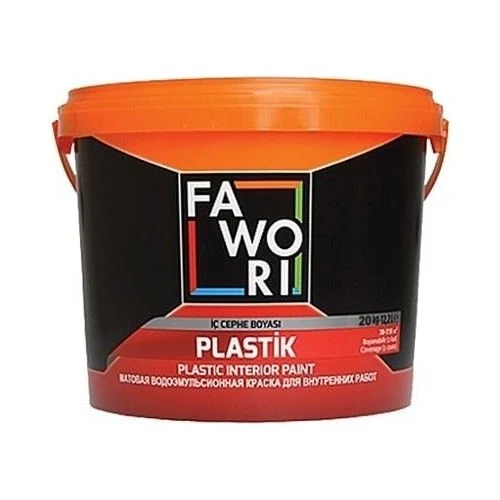 Внутренняя краска FAWORI PLASTIC INTERIOR PAINT WHITE, 20кг