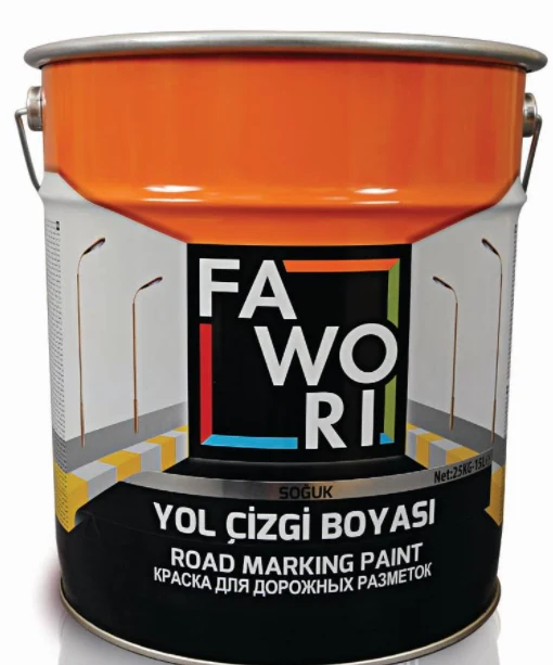 Синтетическая краска FAWORI, ROAD MARKING PAINT WHITE 25кг