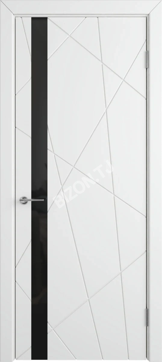 Межкомнатная дверь FLITTA POLAR BLACK GLOSS 2