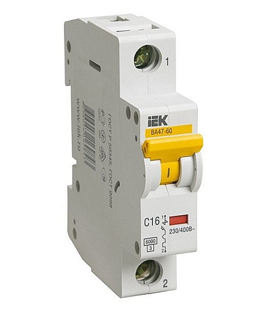 Автомат выключатель ВА 47-60 1Р 20А B IEK