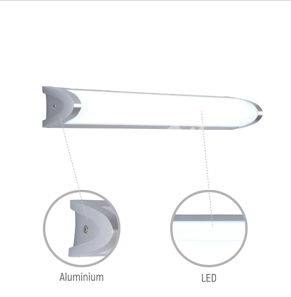 Светильник LED MIRROR 12W CHROME 470x65x80 117-03245