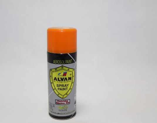 Аэрозольная краска ALVAN оранжевый, (code 341) 400ml