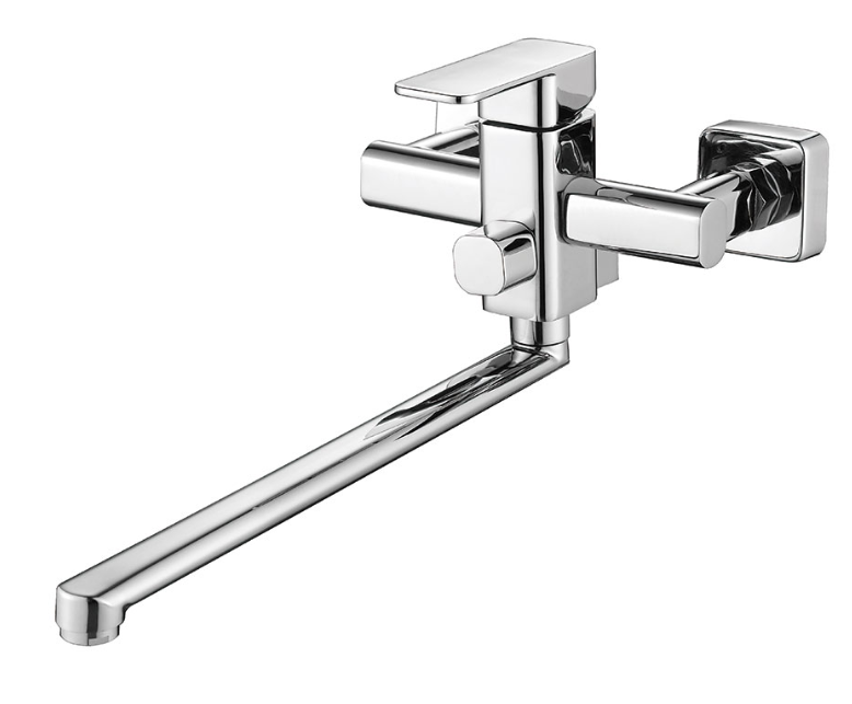 Смеситель для ванны BOOU B8235-18F с длинным гусаком