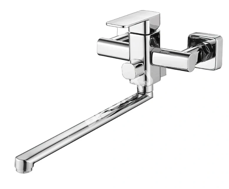 Смеситель для ванны BOOU B8235-18F с длинным гусаком