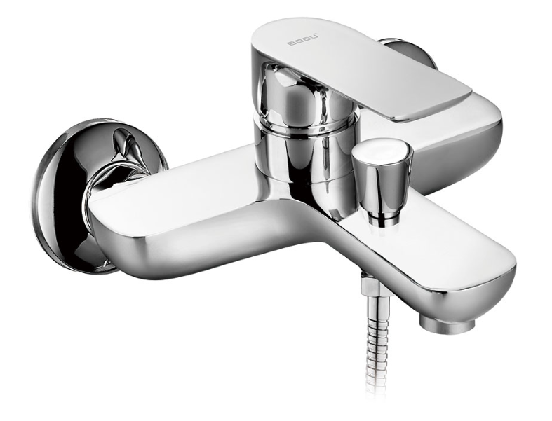 Смеситель для ванны BOOU B8251-3F с коротким гусаком
