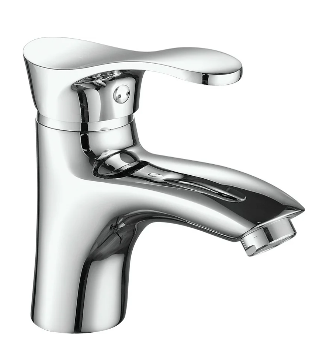 Смеситель для умывальника BOOU B8174-1 с коротким гусаком