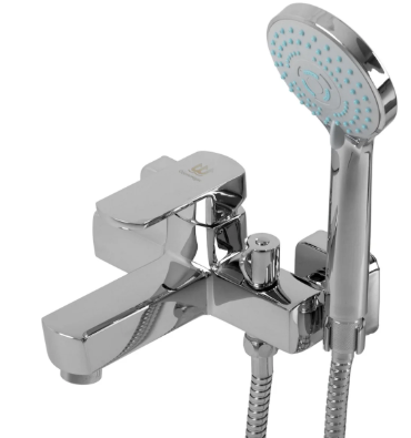 Смеситель для ванны BOOU B8215-3EH с коротким гусаком
