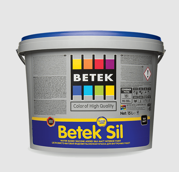 Betek Sil Водоэмульсионная декоративная краска для внутренних работ, 7,5кг
