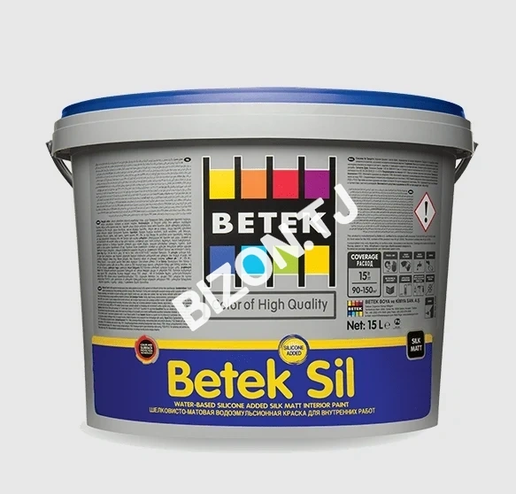 Betek Sil Водоэмульсионная декоративная краска для внутренних работ, 7,5кг