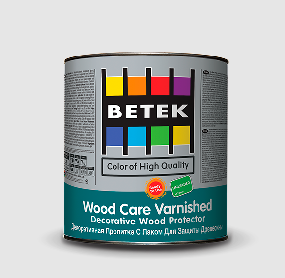 Лакированное средство для ухода за деревом Betek Wood Care Varnished, 0,75кг