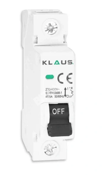 Автоматический выключатель МСВ KLAUS KE40106, 1P