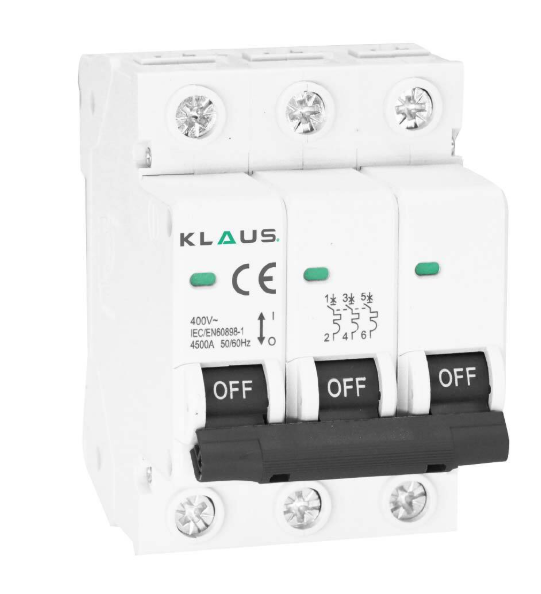 Автоматический выключатель МСВ KLAUS KE40306, 3P
