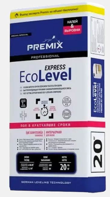 Premix EcoLevel Гипсовая смесь, 20кг