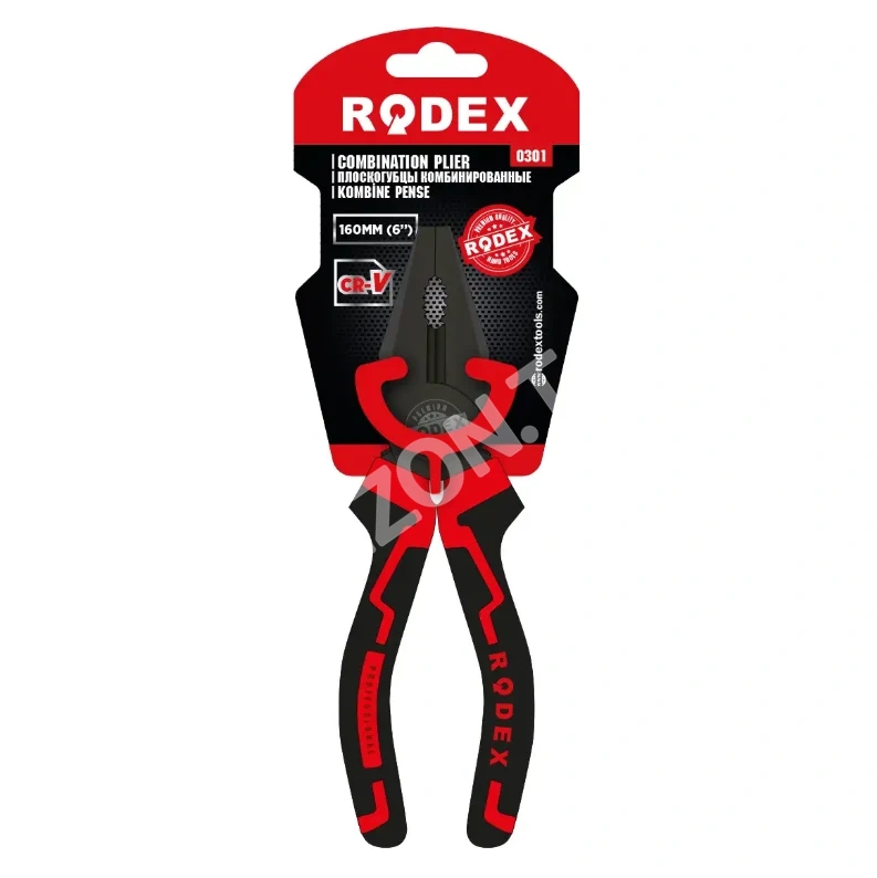 Плоскогубцы комбинированные RODEX,  180 мм