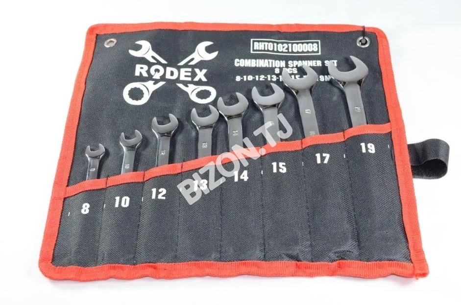 Набор комбинированных гаечных ключей RODEX, 14шт