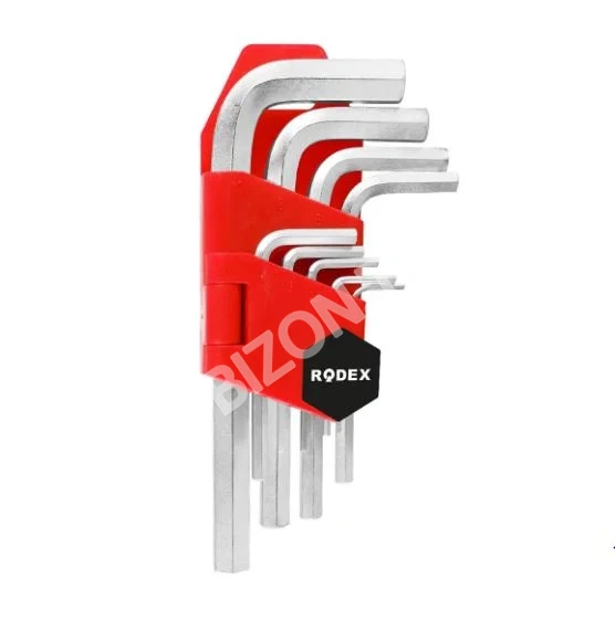 Набор шестигранных головок RODEX, 9шт