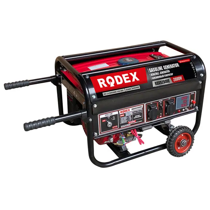 Генератор бензиновый RODEX RDX92800E, 2.8кВт, однофазный