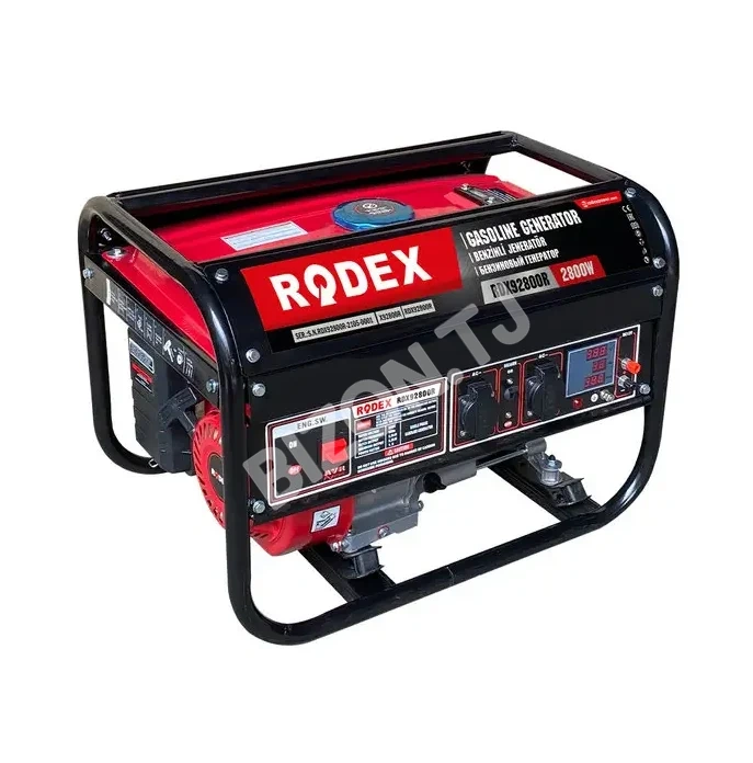 Генератор бензиновый RODEX RDX92800R, 2.8кВт, однофазный