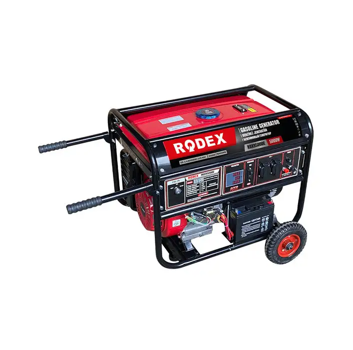 Генератор бензиновый RODEX RDX96000E, 6кВт, однофазный