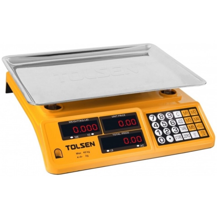 Товарные весы Tolsen 35200, 40кг