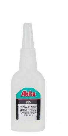 Клей Akfix 705 для экспресс склеивания GA055M (25гр)