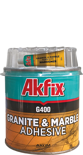 Клей для гранита и мрамора Akfix G400, MA010