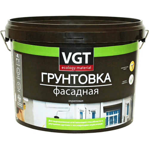 Грунтовка VGT фасадная ВД-АК-0301, 10кг.