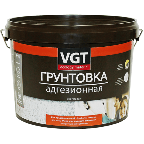 Грунтовка VGT адгезионная ВД-АК-0301, 8кг.