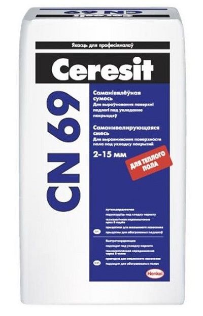 Сaмовыравнивающаяся наливной пол CERESIT CN 69, 25кг