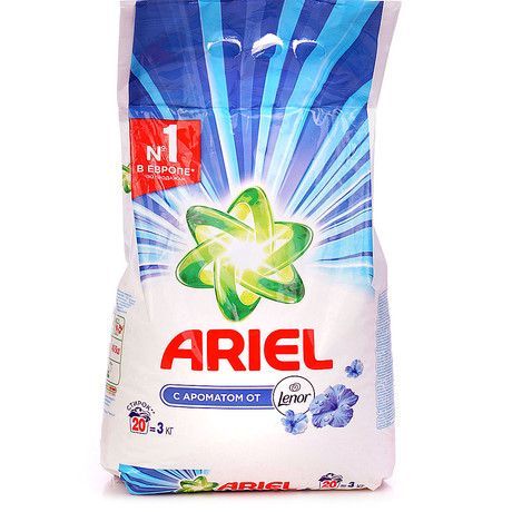 Стиральный порошок Ariel с ароматом от Lenor (автомат), 3кг
