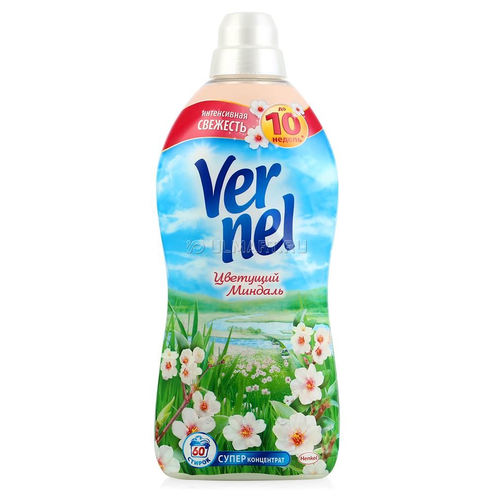 Кондиционер для белья Vernel Цветущий Миндаль, 1.8л
