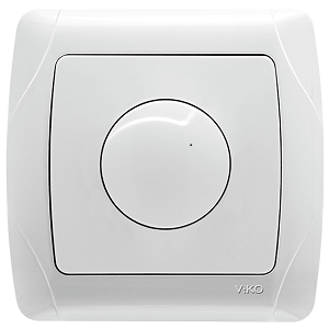 Светорегулятор 1000W R VIKO Carmen Белый, 9056Х069
