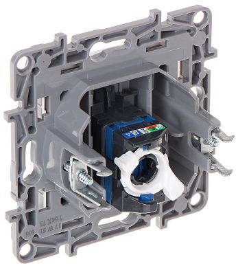 Двойная компьютерная розетка RJ45, 6 UTP LEGRAND NILOE 764574, 76х76мм, белый