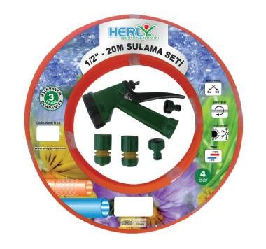 Шланг с набором адаптер и пульверизатор HERLY HKEF01 , 20м