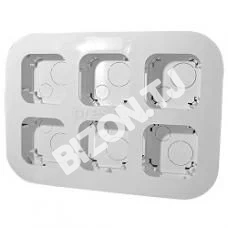 Установочный наружный блок 6-пост LEGRAND QUTEO 782496, белый